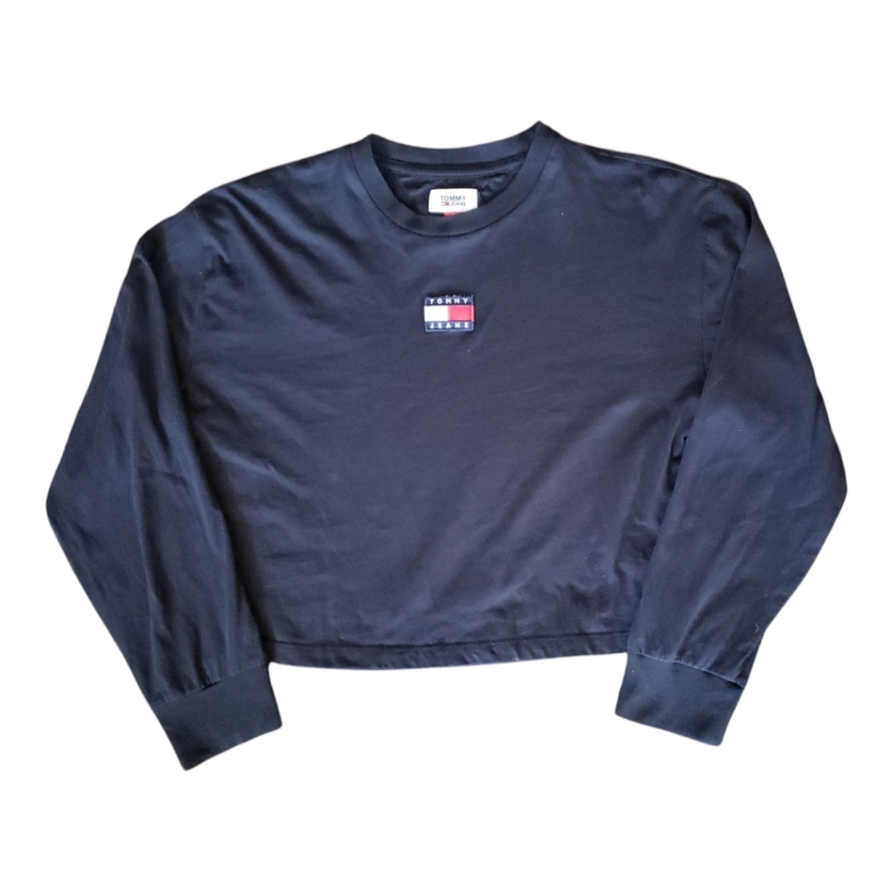 Tommy Hilfiger Black Crop Top